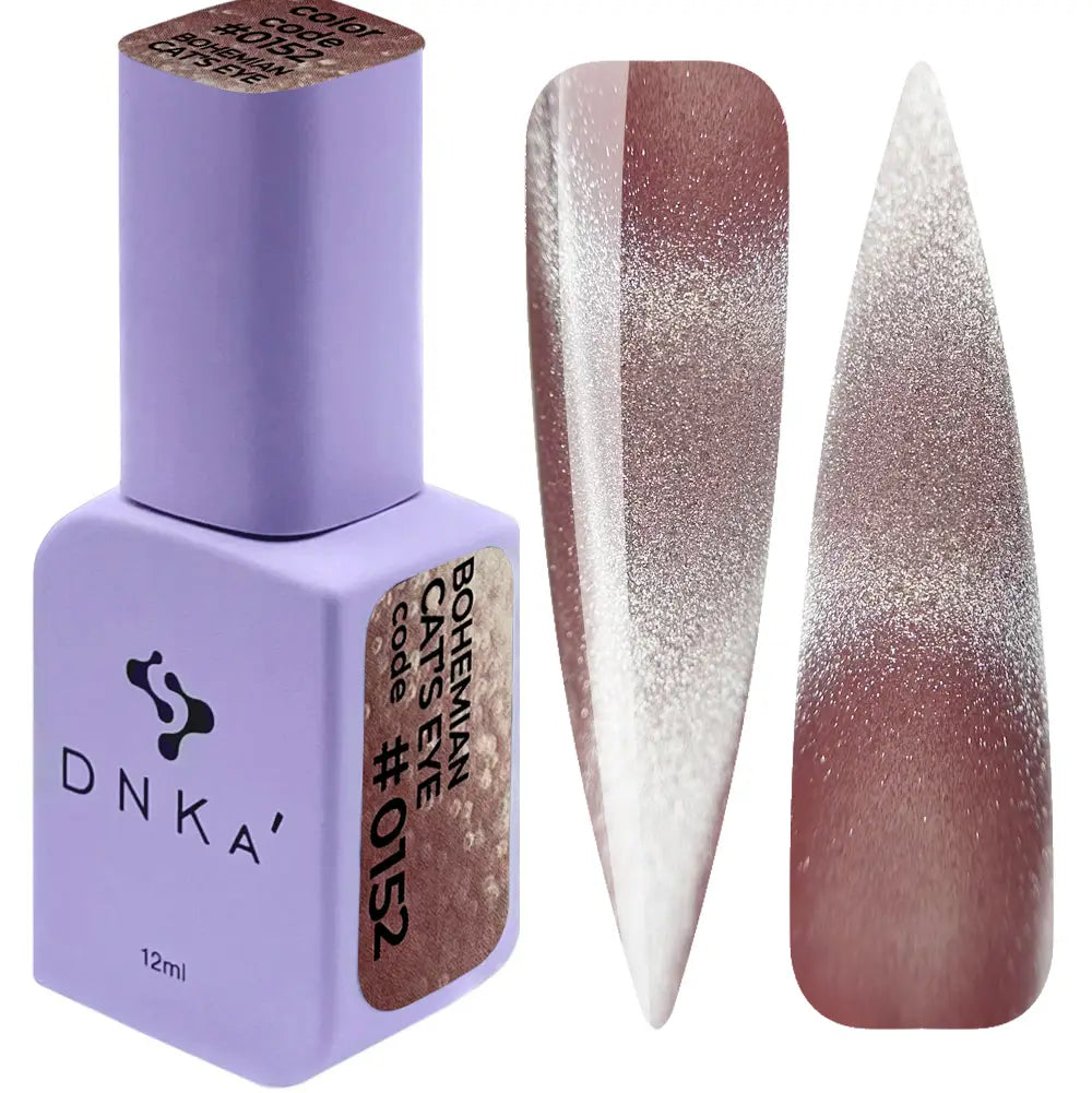 COLOR GEL POLISH "DNKa", 12 ml #0152 Cat's Eye