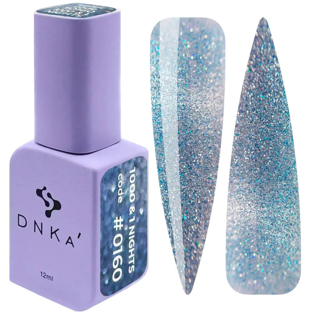 COLOR GEL POLISH "DNKa", 12 ml #0160 1000 & 1 NIGHTS