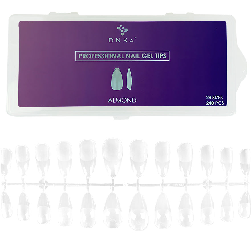 DNKa' Professional Nail Gel Tips Almond, 240ud