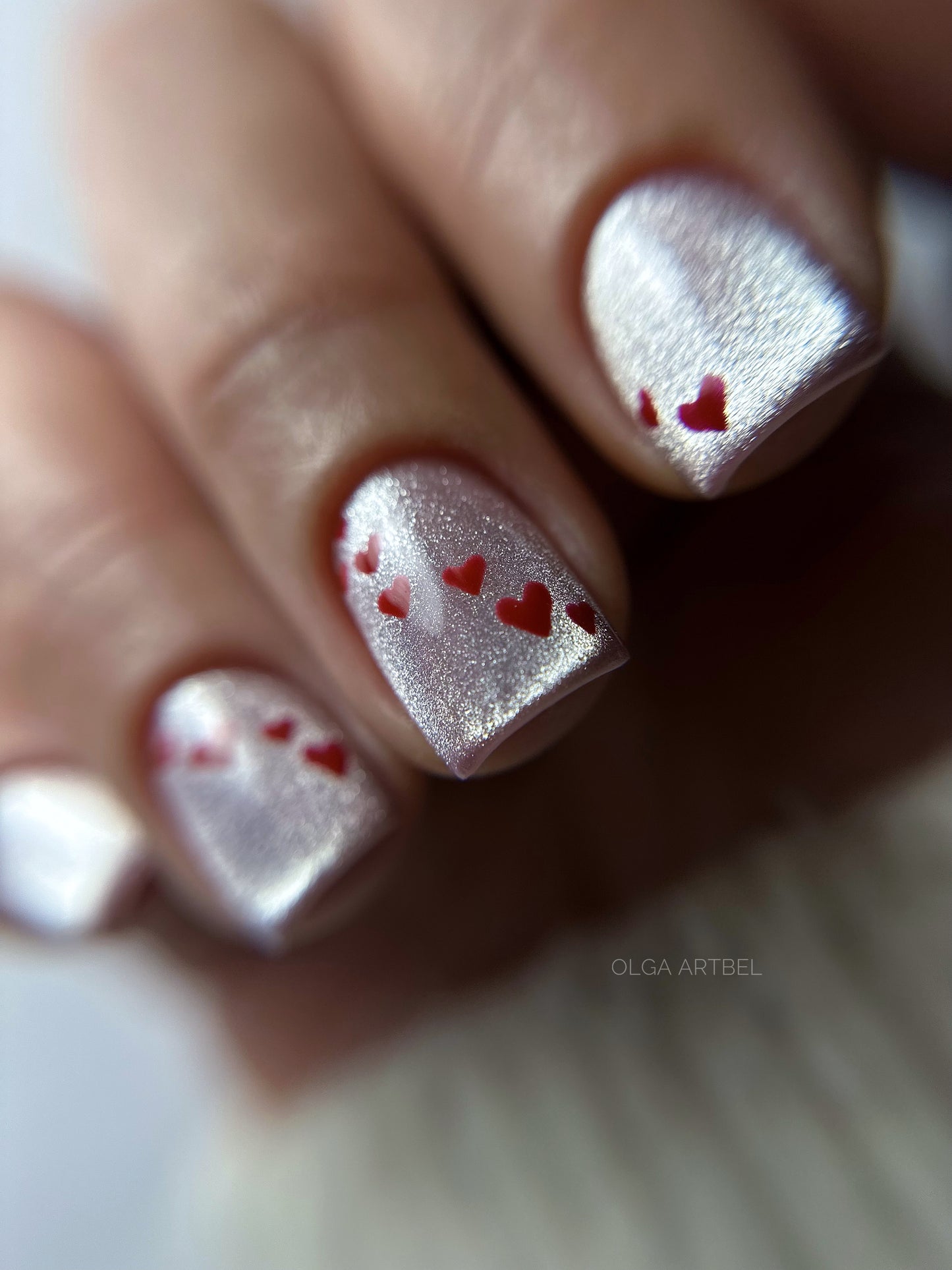 COLOR GEL POLISH "DNKa", 12 ml #0153 Cat's Eye