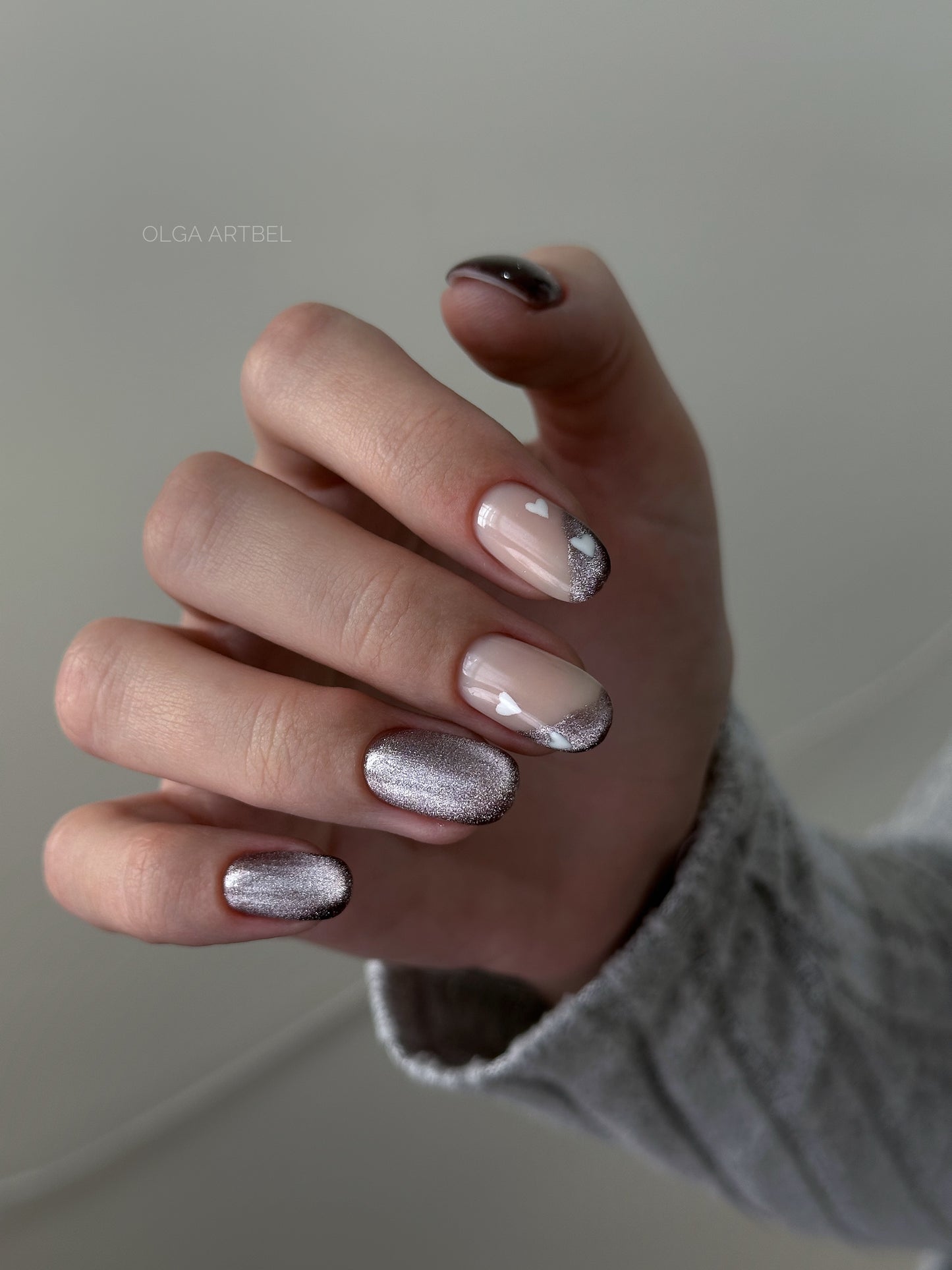 COLOR GEL POLISH "DNKa", 12 ml #0146 Cat's Eye