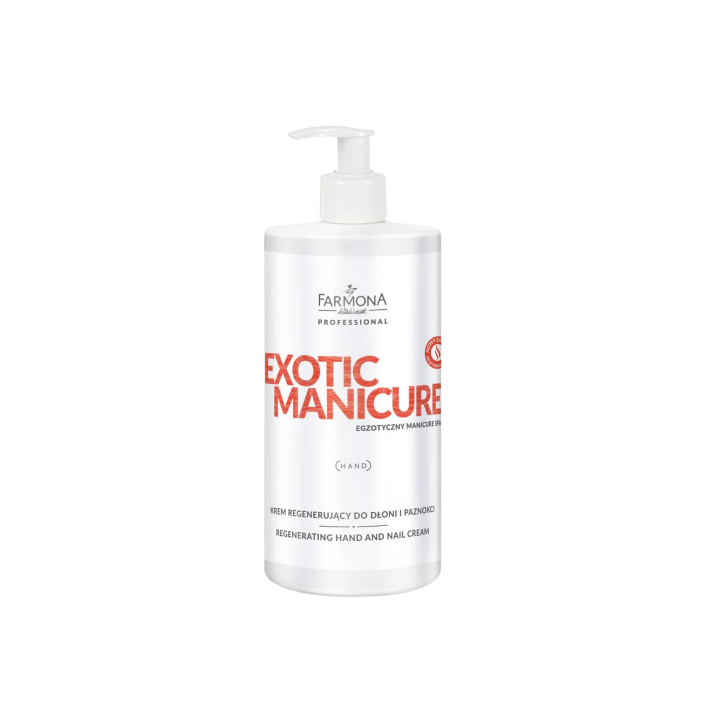 Crema Regeneradora De Manos Y Uñas 500ml Farmona Exotic Manicure