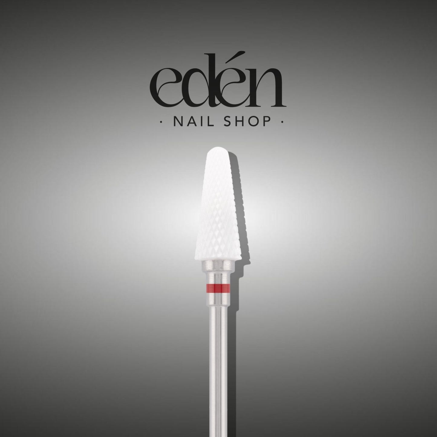 Broca de ceramica EDEN " ROUNDED CONE ", roja, L-13,0 mm, Ø4,0 mm