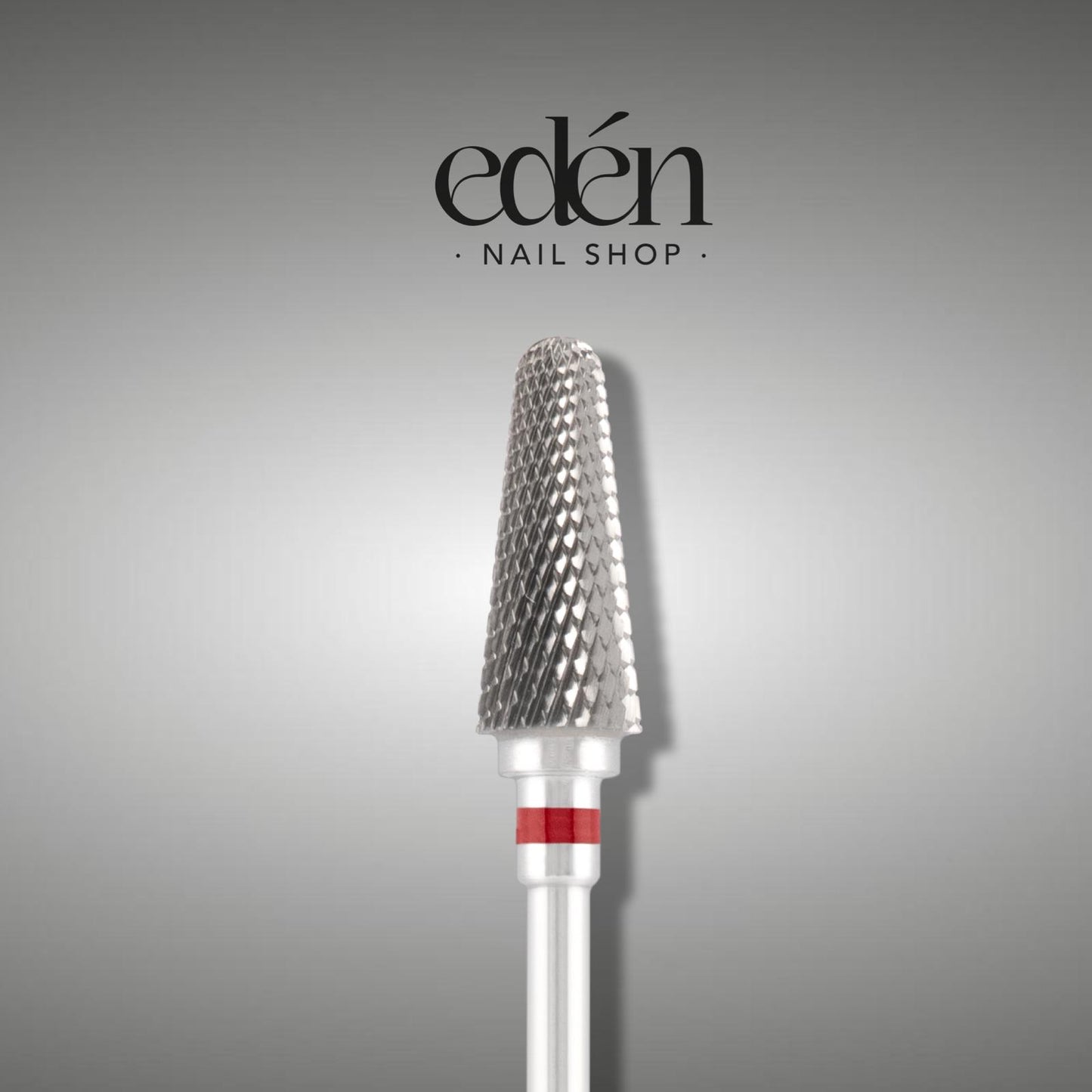 Fresa de carburo EDEN "ROUNDED CONE", rojo, L-13,0 mm, Ø6,0 mm