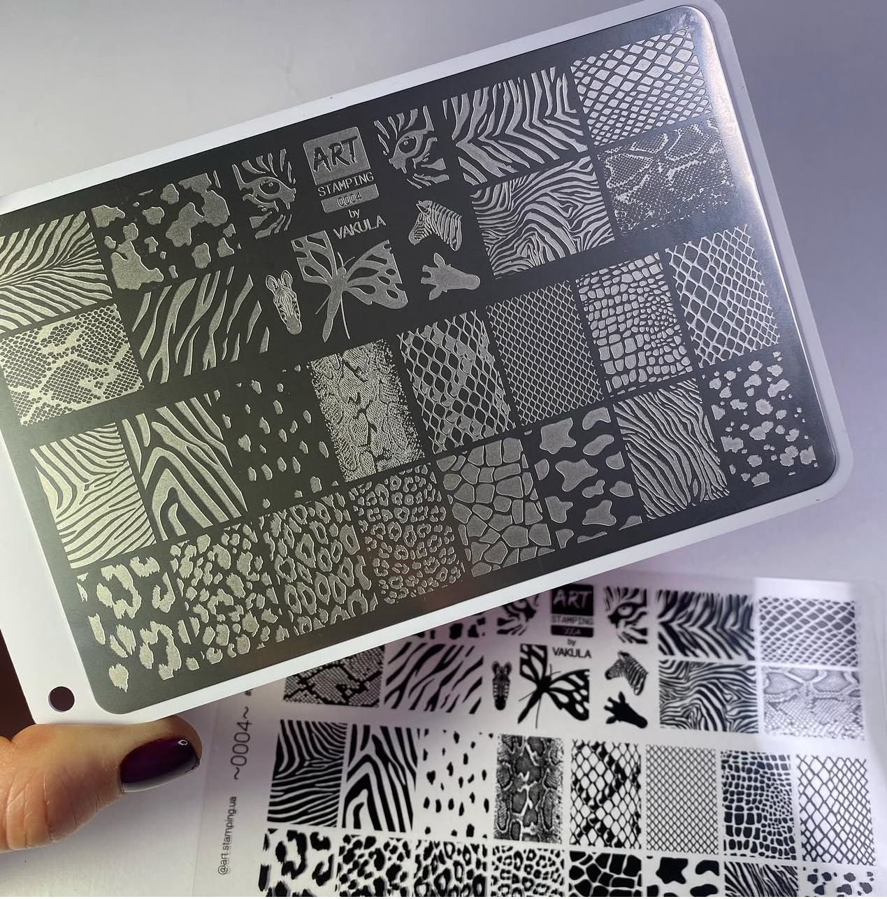 Placa Art Stamping by Vakula 0004
