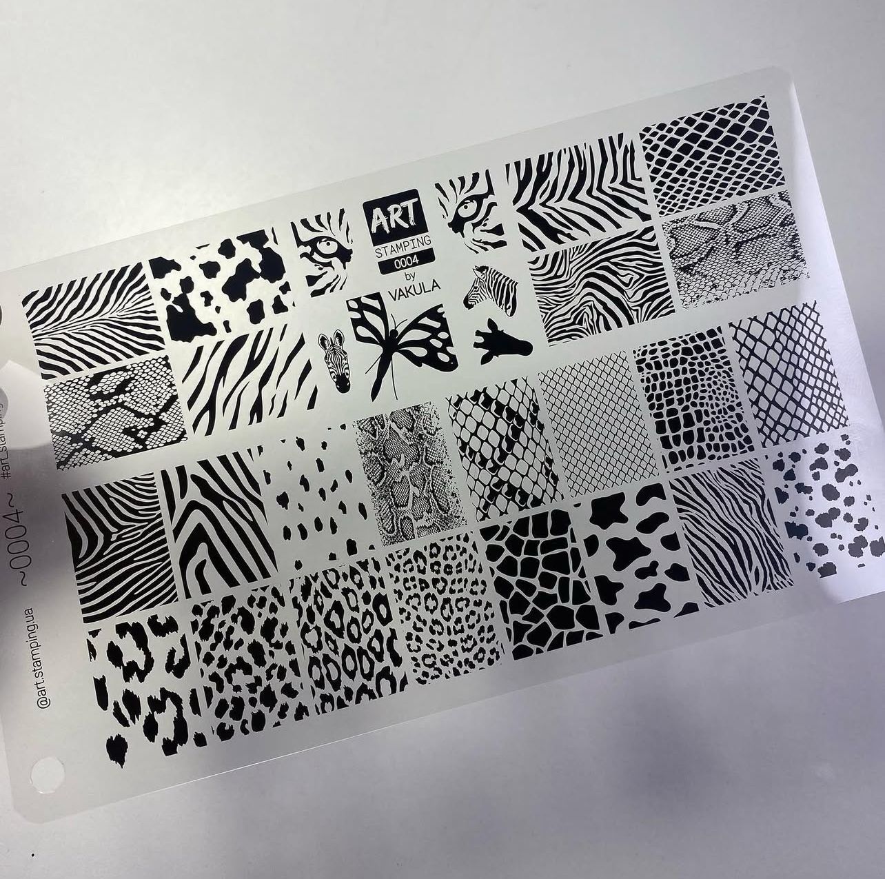 Placa Art Stamping by Vakula 0004