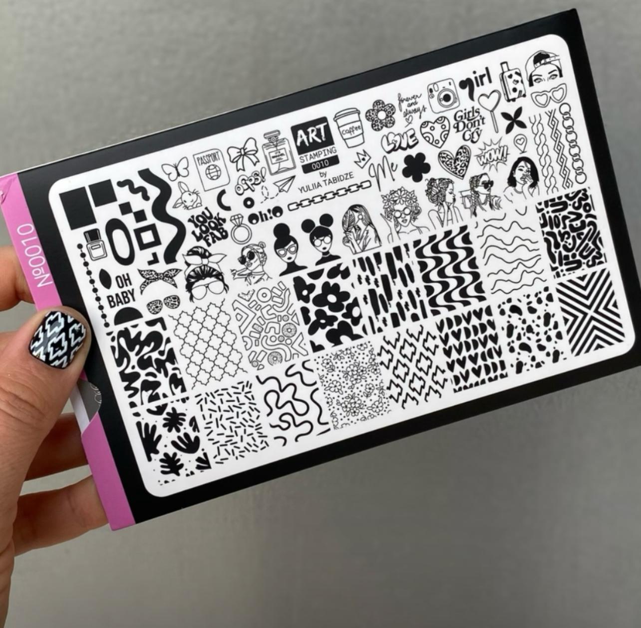 Placa Art Stamping by Vakula 0010