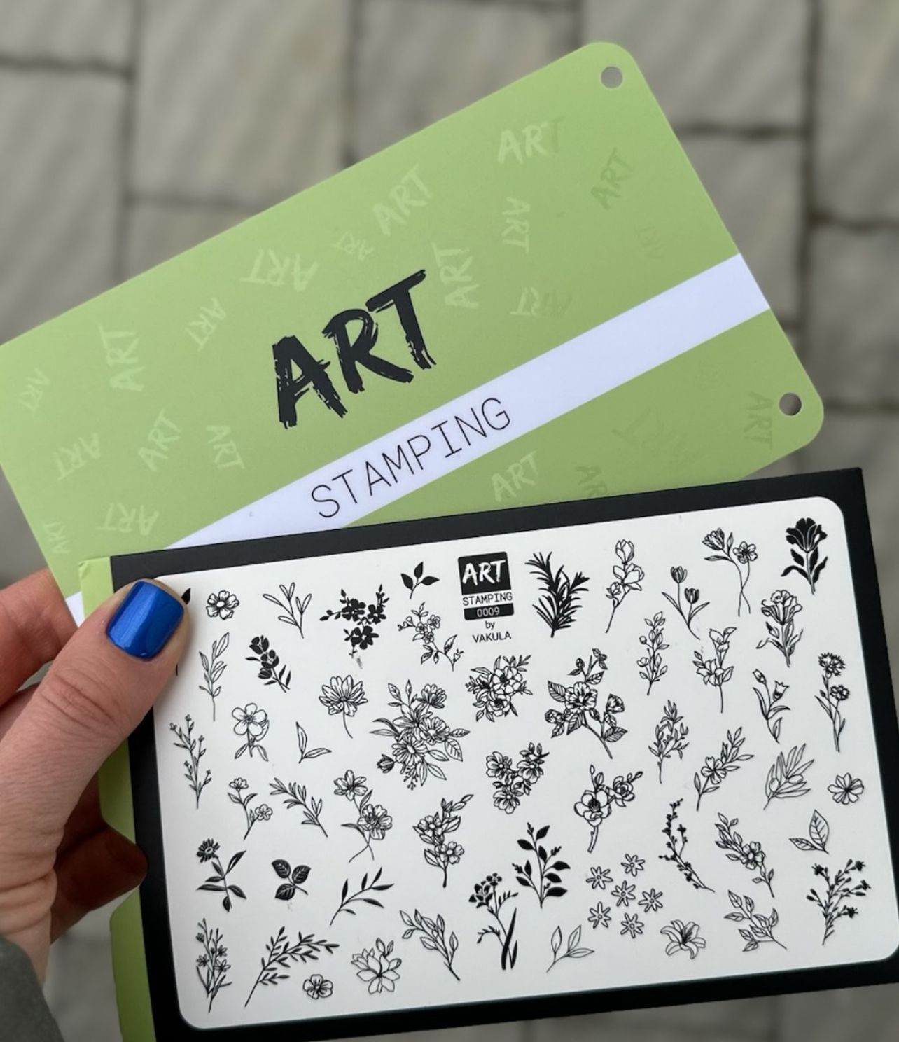 Placa Art Stamping by Vakula 0009