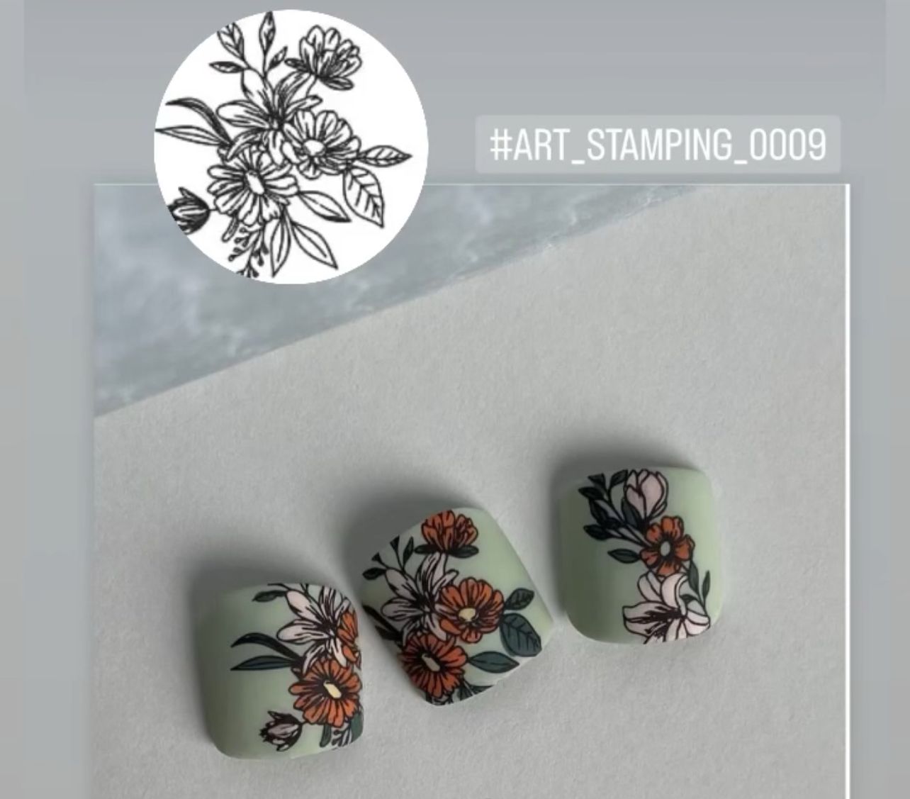 Placa Art Stamping by Vakula 0009