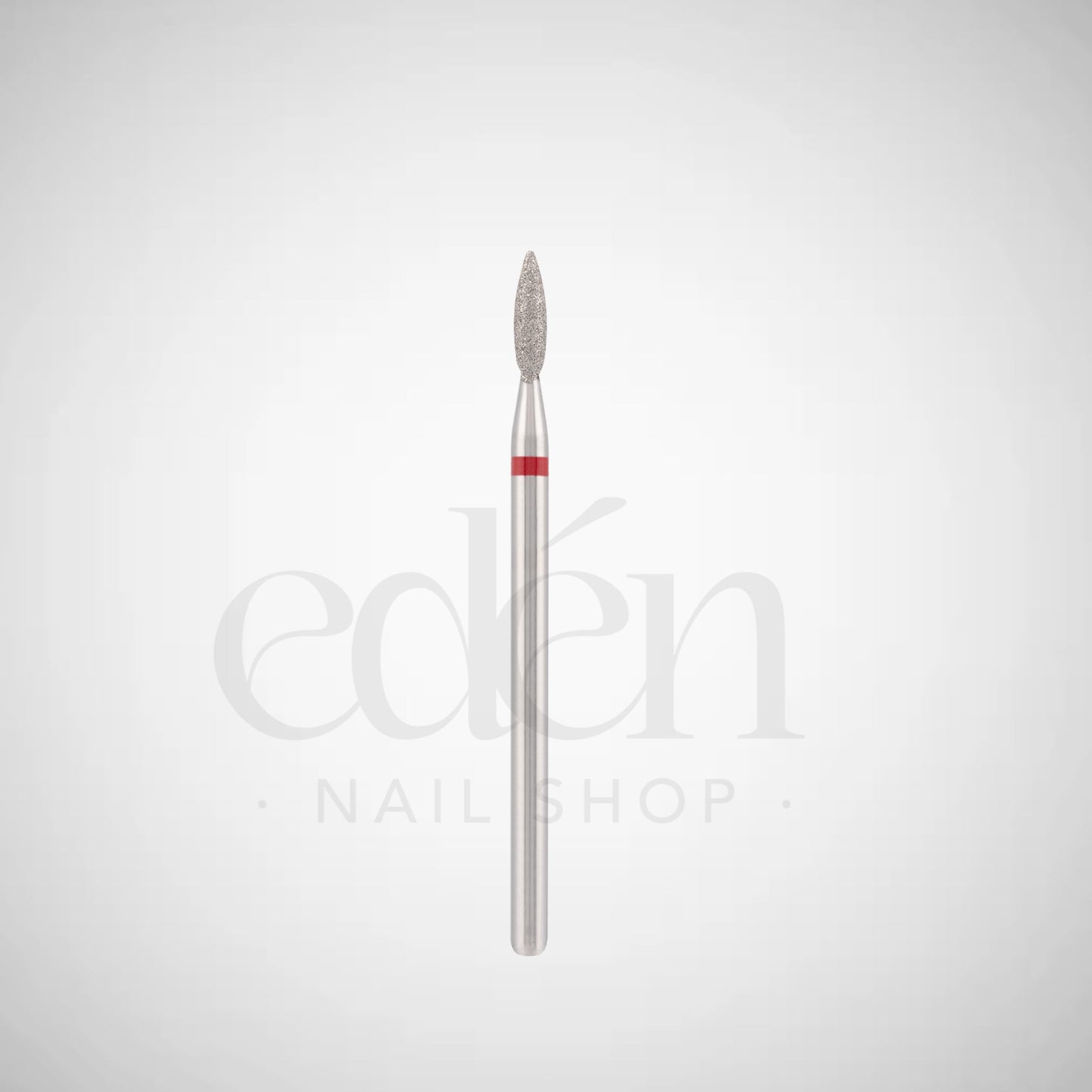 Fresa de diamante EDEN "LLAMA" rojo seguro, L- 8,0 mm, Ø2,1 mm