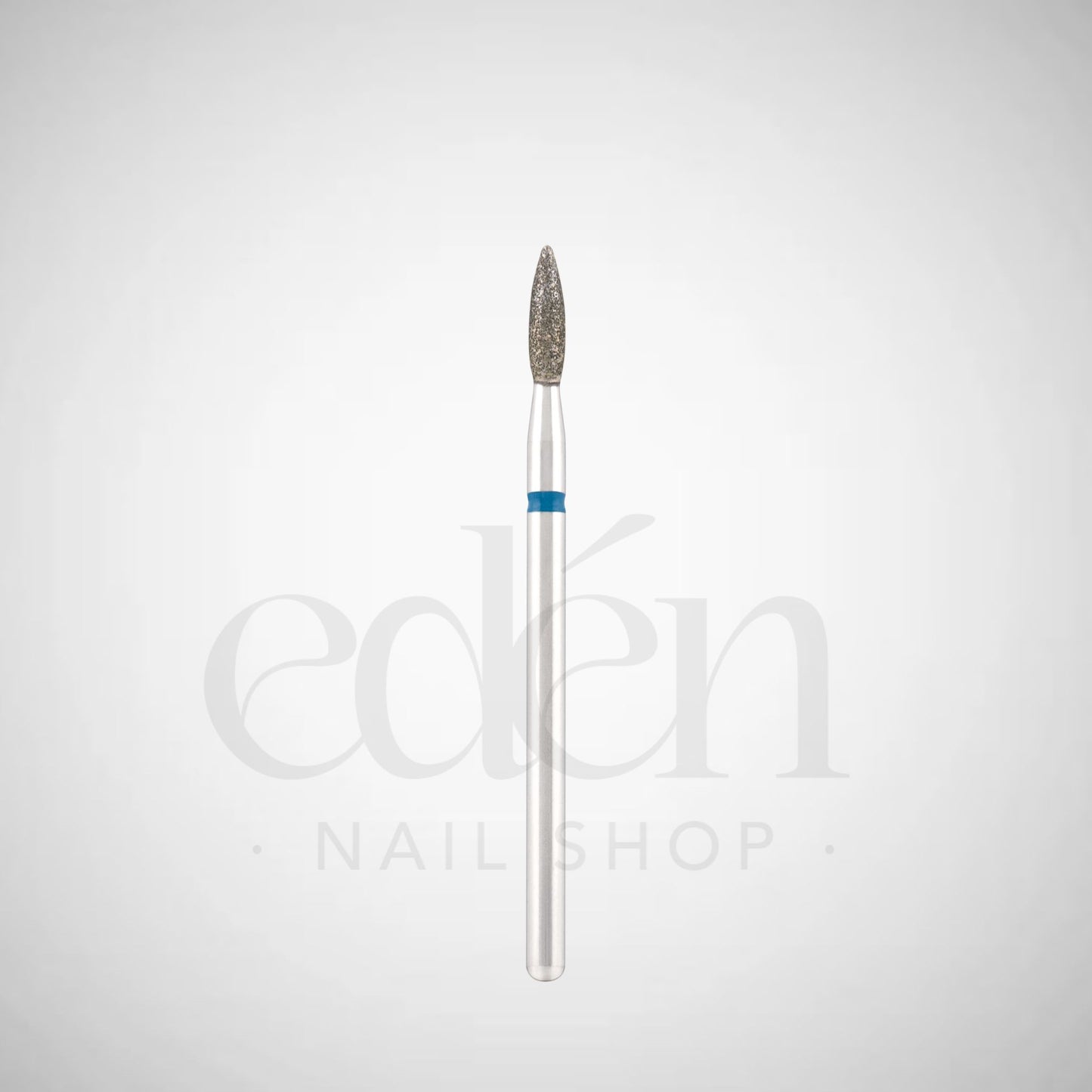 Fresa de diamante EDEN "LLAMA" azul seguro, L- 8,0 mm, Ø2,1 mm