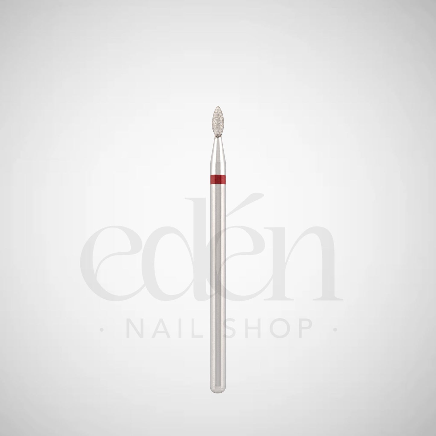 Fresa de diamante EDEN "gota" rojo, L- 4,5 mm, Ø1,8 mm