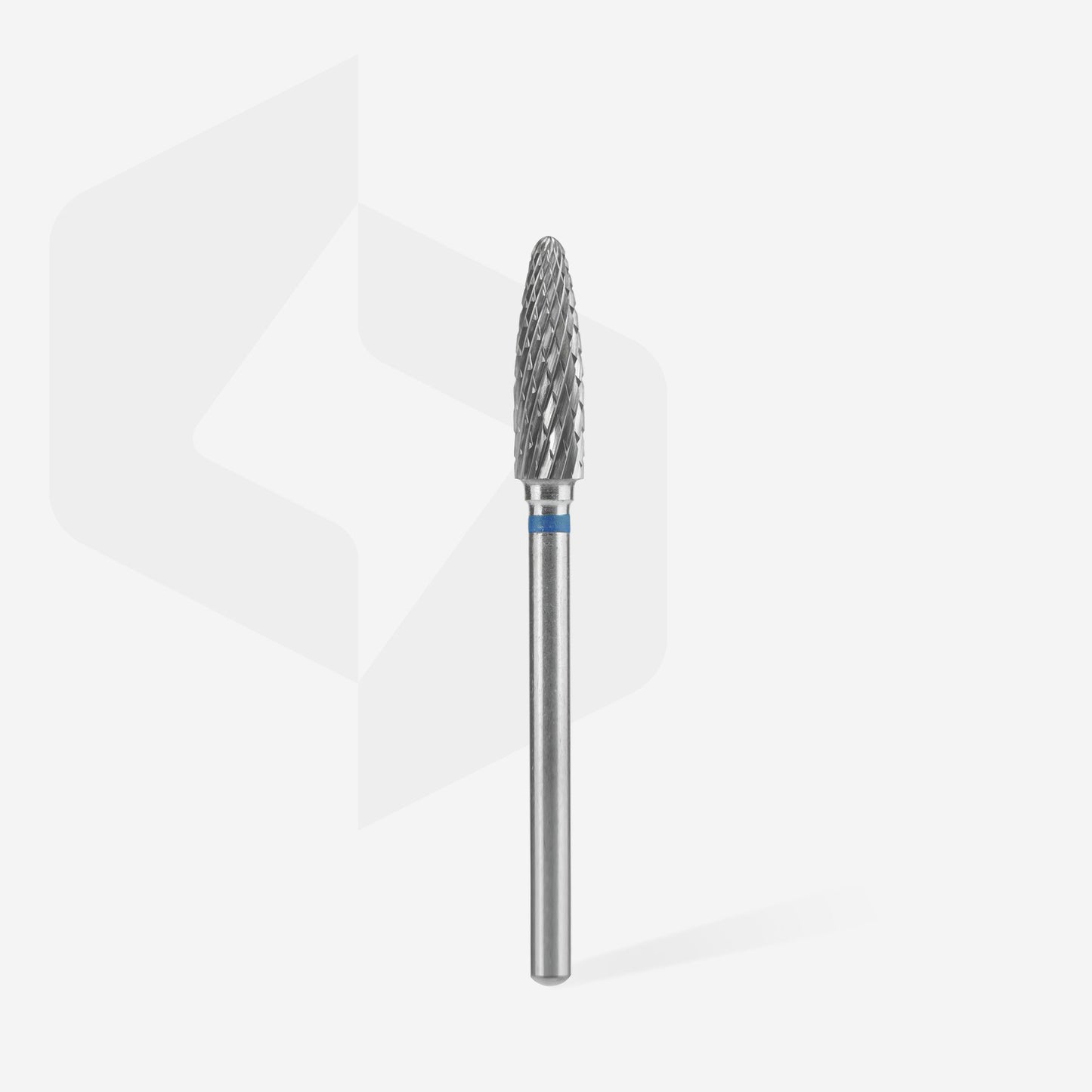 Broca de Carburo para Torno de Uñas Corn Blue EXPERT, Diámetro de Cabeza 4 mm / Parte de Trabajo 14 mm.