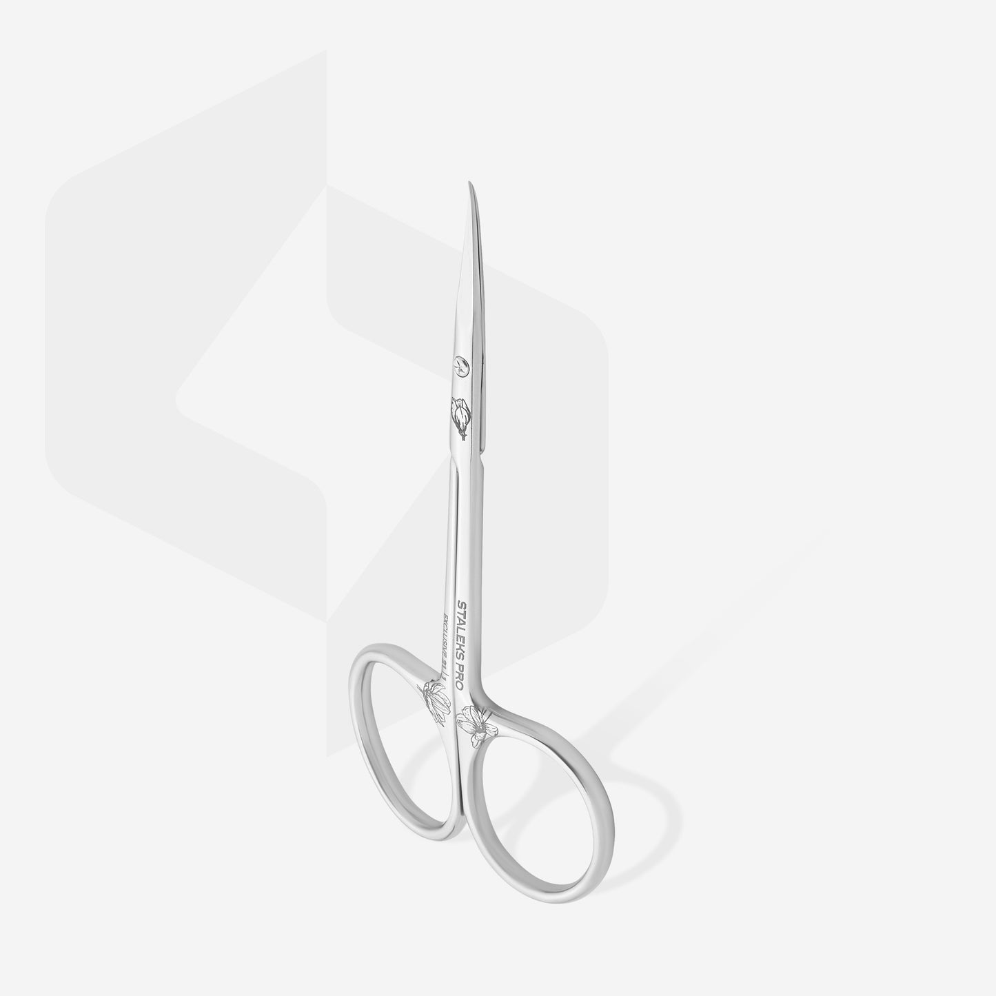 Tijeras profesionales con ganchito para cutícula EXCLUSIVE 21 TYPE 1