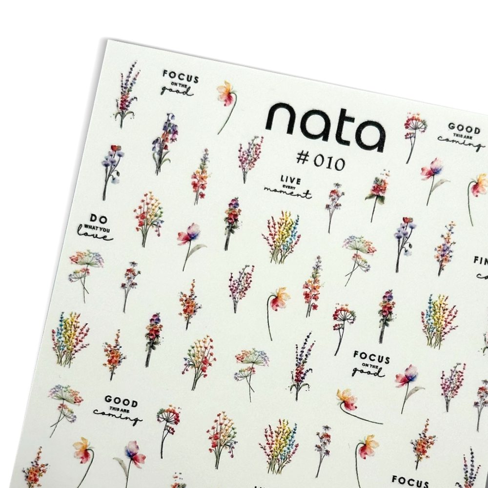 Slider Nata S010 – Pegatinas de agua para uñas