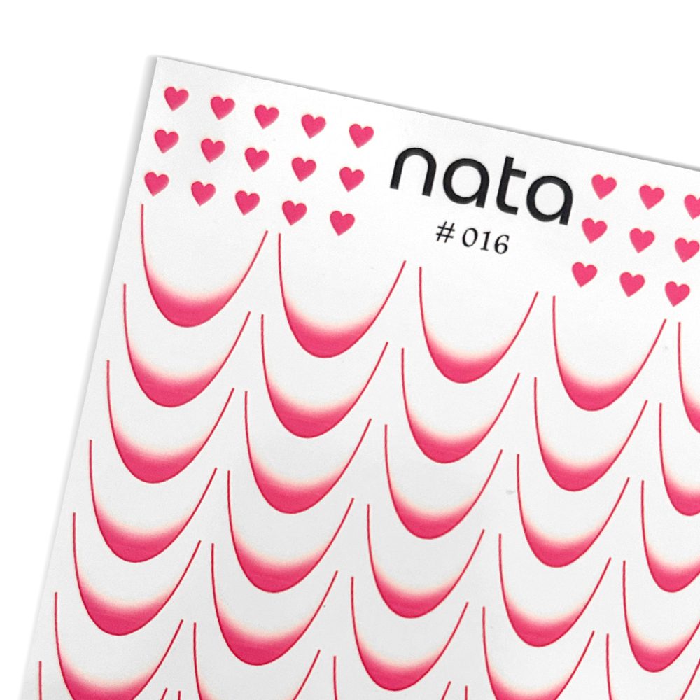 Slider Nata S016 – Pegatinas de agua para uñas