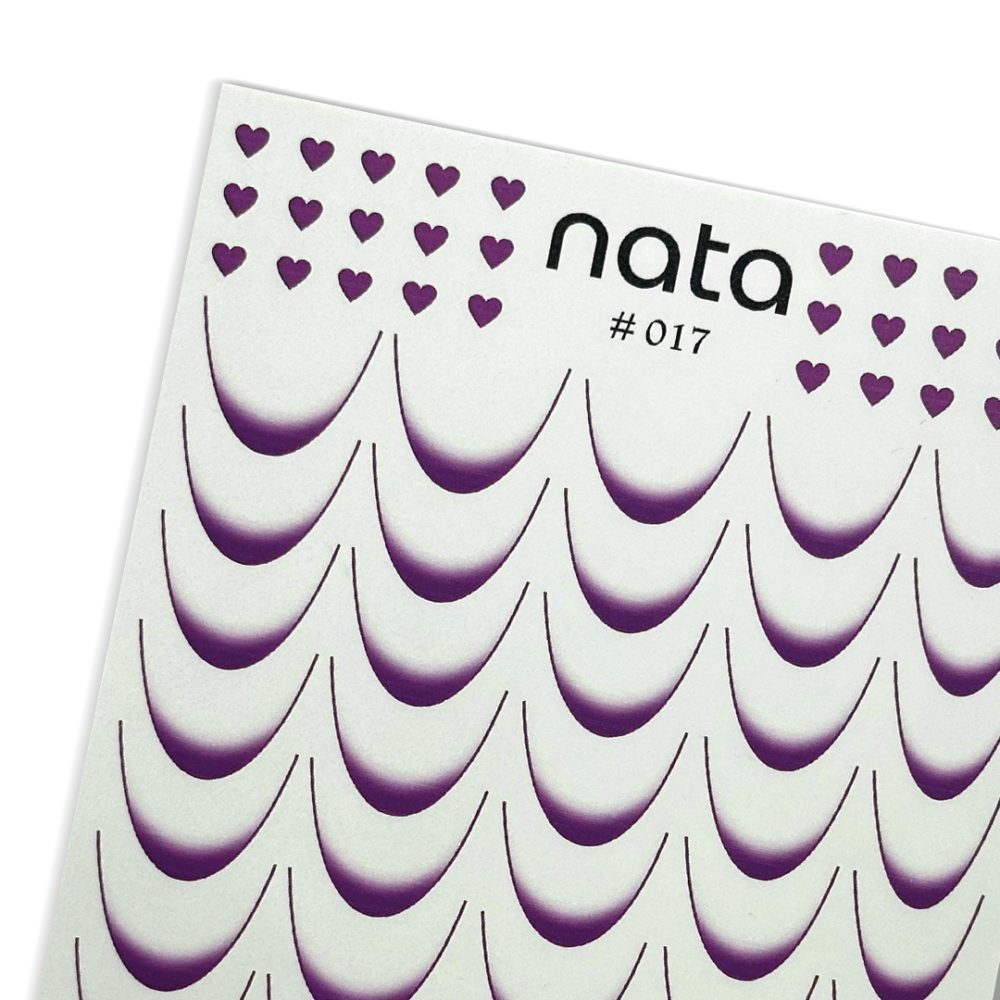 Slider Nata S017 – Pegatinas de agua para uñas