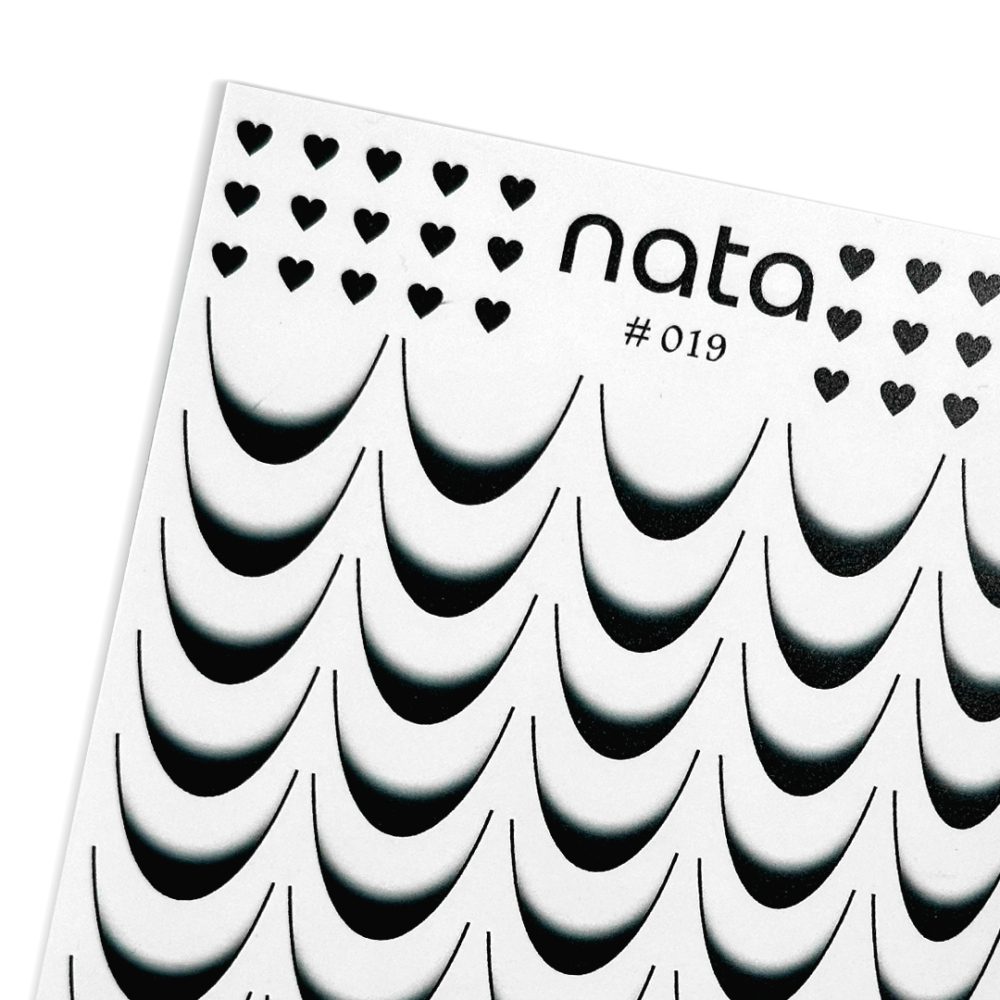 Slider Nata S019 – Pegatinas de agua para uñas