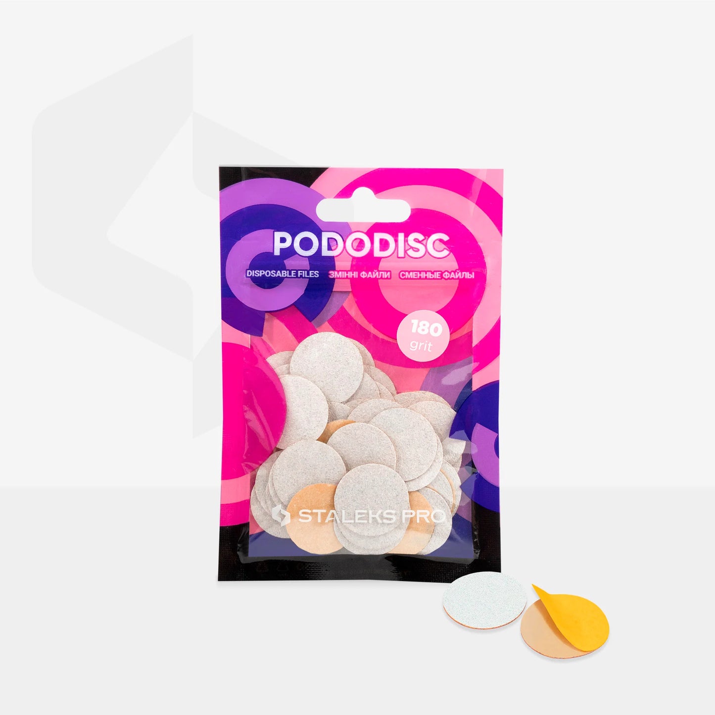 Recambios Blancos Para Disco De Pedicura PODODISC STALEKS PRO M (50 Pcs) 180grit
