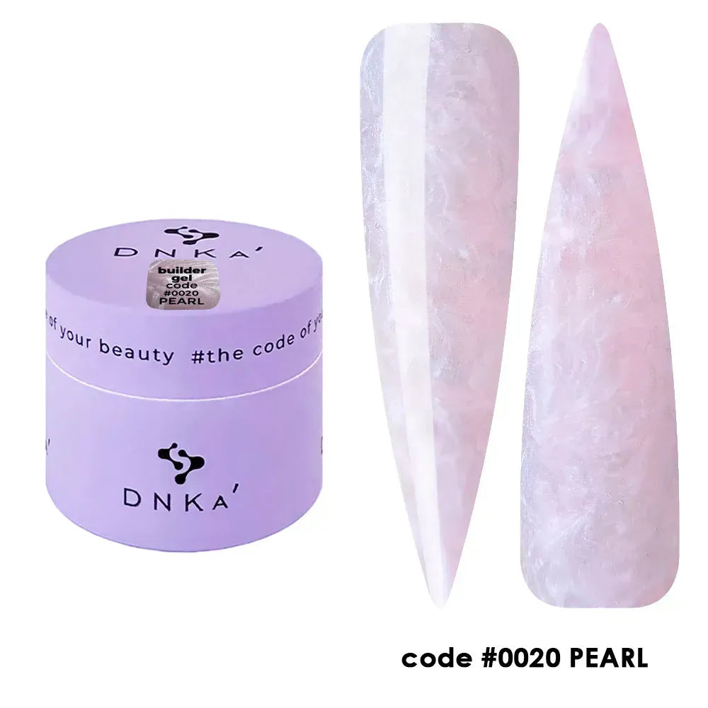 BUILDER GEL NEW FORMULA "DNKa", 15 ml #0020 Pearl