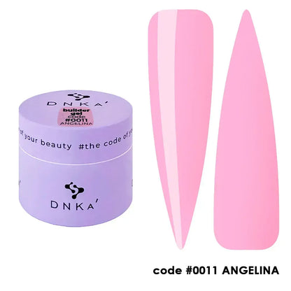 BUILDER GEL NEW FORMULA "DNKa", 15 ml #0011 Angelina