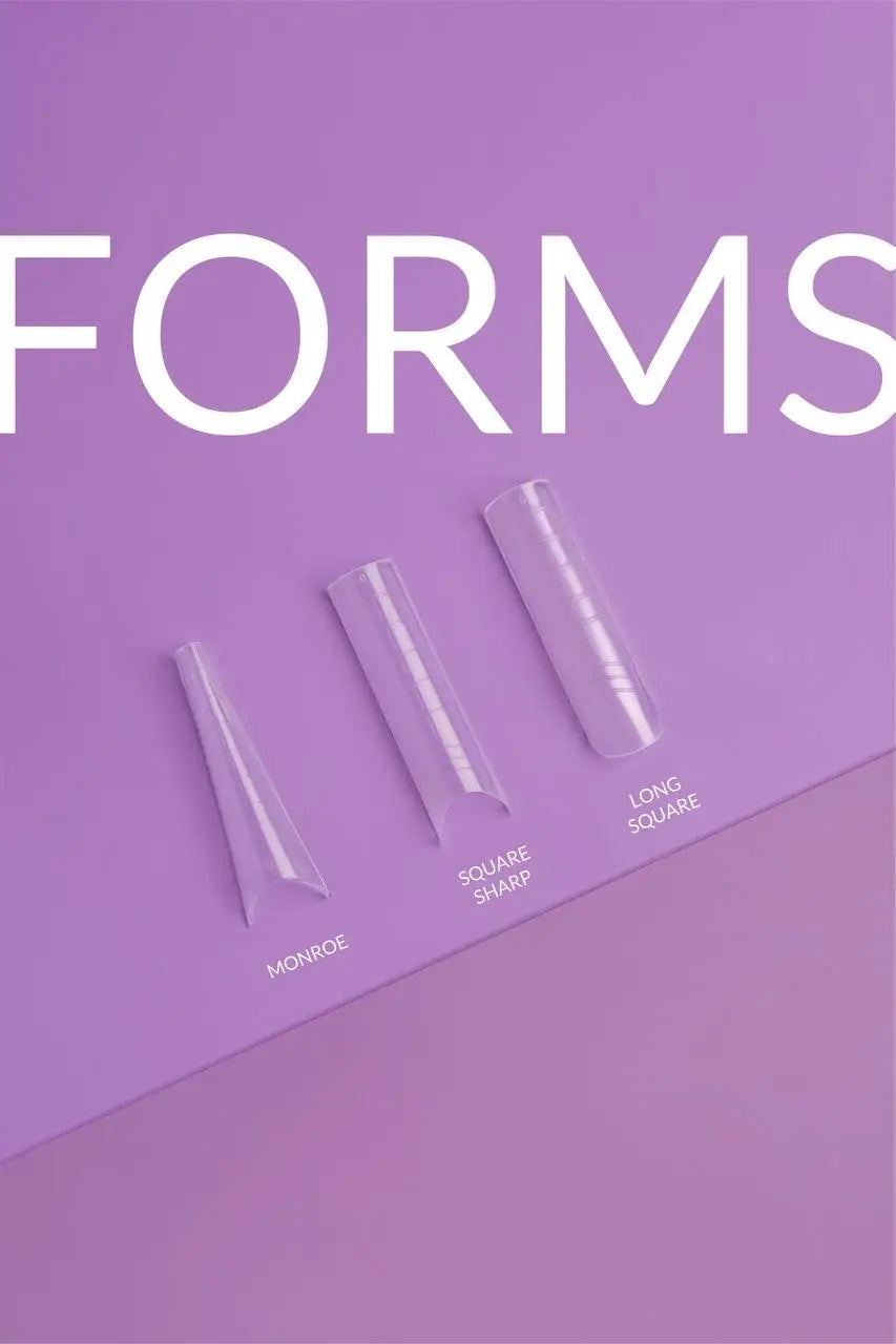 DNKa' Top Nail Forms Long Square, 120ud