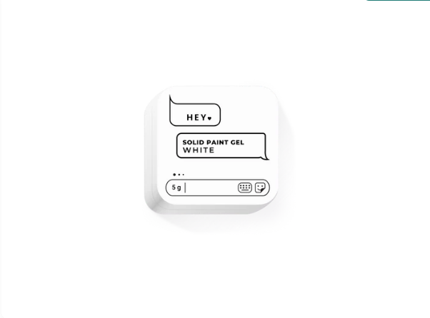 HEYLOVE Solid paint Gel. White