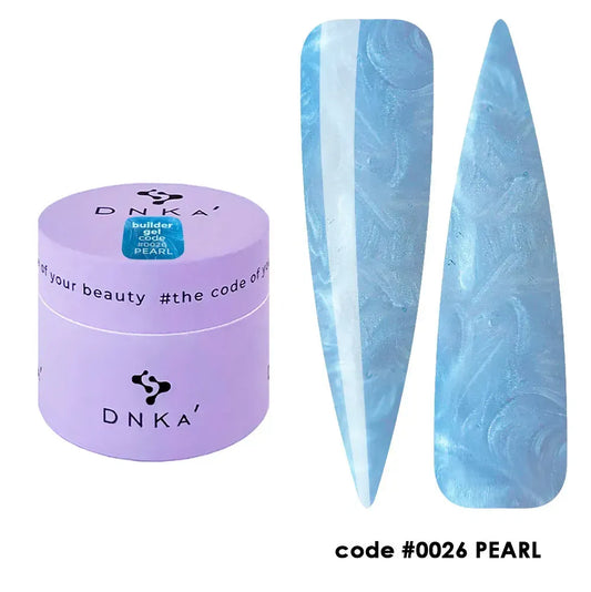 BUILDER GEL NEW FORMULA "DNKa", 15 ml #0026 Pearl