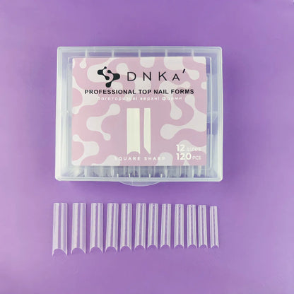 DNKa' Top Nail Forms Square Sharp, 120ud