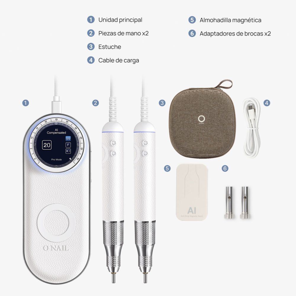 Torno IA Micromotor inteligente O’Nail