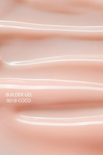 BUILDER GEL NEW FORMULA "DNKa", 15 ml #0018 Coco