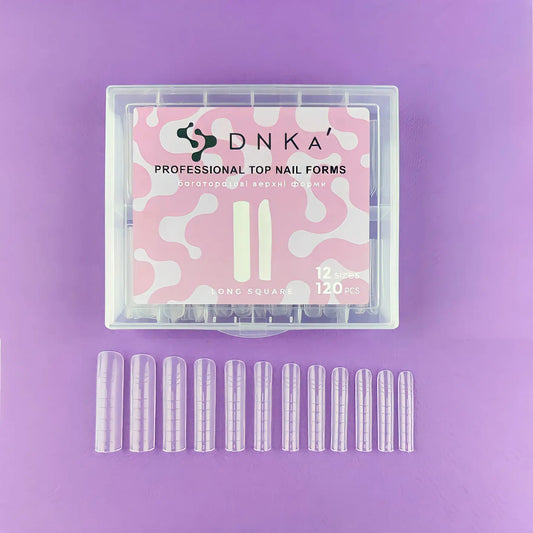 DNKa' Top Nail Forms Long Square, 120ud