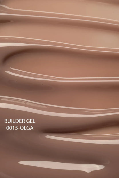 BUILDER GEL NEW FORMULA "DNKa", 15 ml #0015 Olga