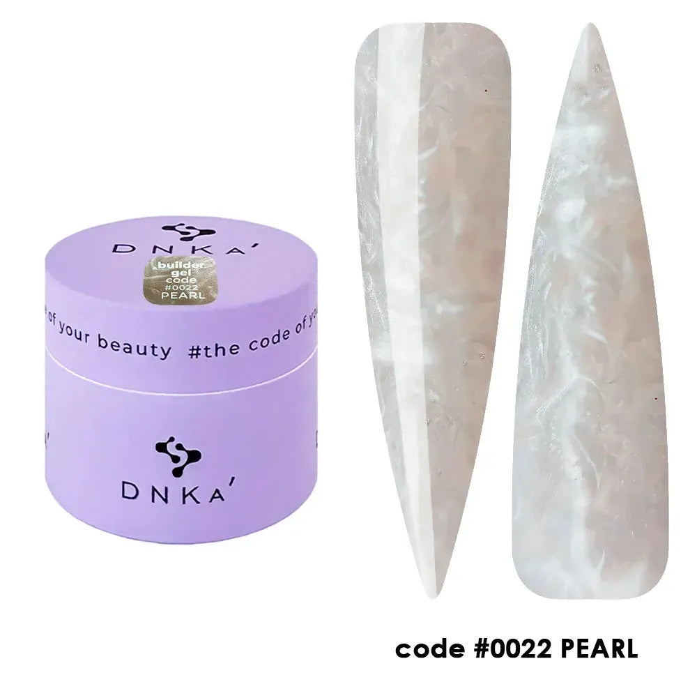 BUILDER GEL NEW FORMULA "DNKa", 15 ml #0022 Pearl