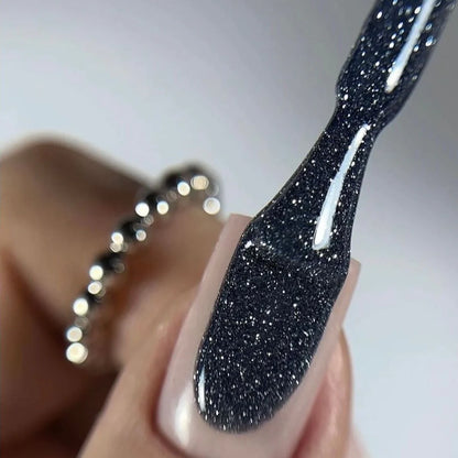 HEYLOVE Esmalte Semipermanente reflectante DARING. Azul oscuro