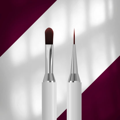 STALEKS EXCLUSIVE 06/11 Pincel de doble cara para gel 11 mm / liner 12 mm