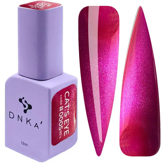 DNKa' Color Gel Polish Cat's Eye #0005 80's Hema/TPO free
