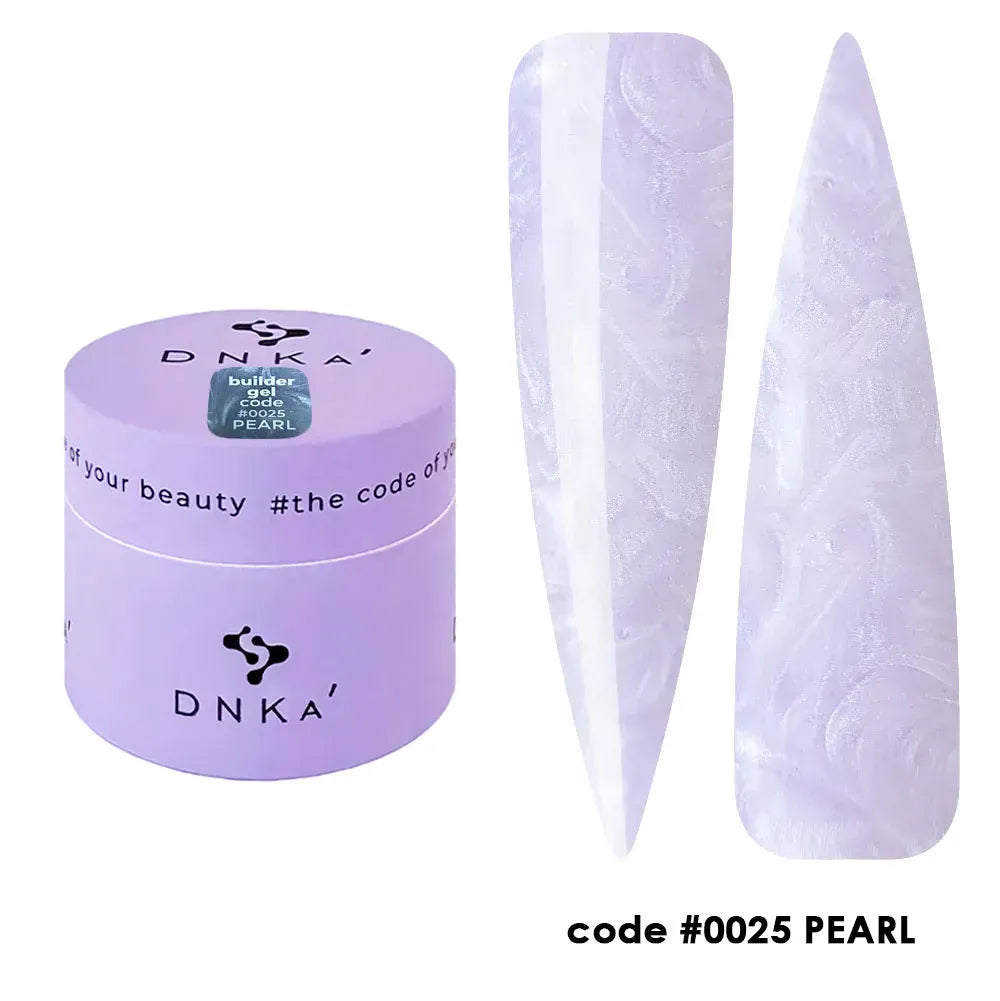 BUILDER GEL NEW FORMULA "DNKa", 15 ml #0025 Pearl