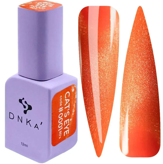 DNKa' Color Gel Polish Cat's Eye #0001 80's Hema/TPO free