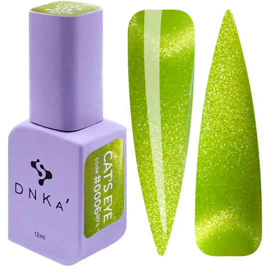 DNKa' Color Gel Polish Cat's Eye #0006 80's Hema/TPO free