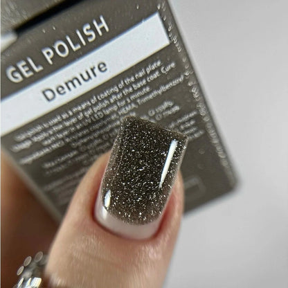 HEYLOVE Esmalte Semipermanente reflectante DEMURE. Gris