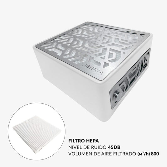 Aspirador de uñas SIBERIA sobremesa