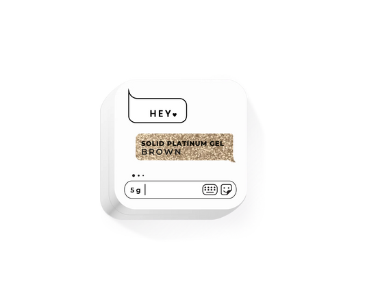 HEYLOVE Solid Platinum Gel. Brown 5ml