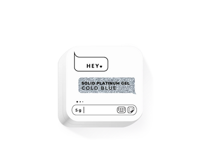 HEYLOVE Solid Platinum Gel. Cold Blue 5ml