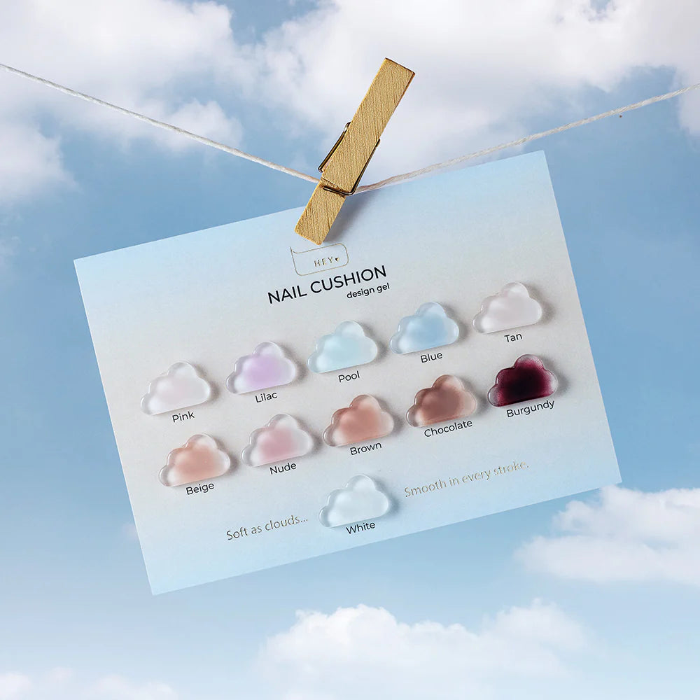 Kit · HEYLOVE · Nail Cushion Set «White»,  6 uds.