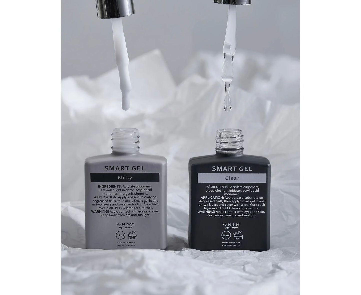 HEYLOVE Gel constructor líquido MILKY. Basic colección 15ml