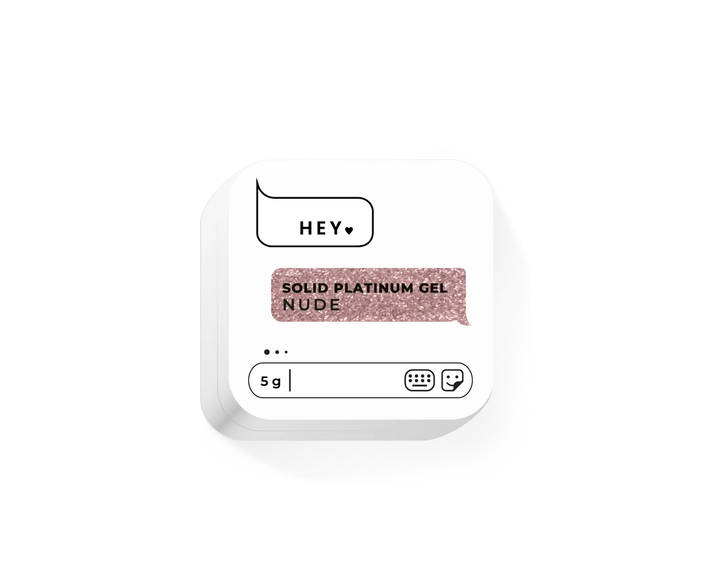 HEYLOVE Solid Platinum Gel. Nude 5ml