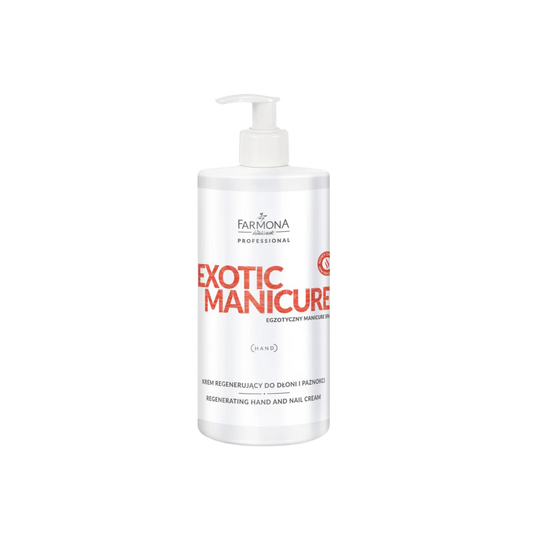 Crema Regeneradora De Manos Y Uñas 500ml Farmona Exotic Manicure