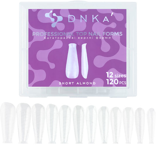 DNKa' Top Nail Forms Short Almond, 120ud