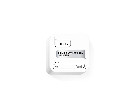 HEYLOVE Solid Platinum Gel. Silver 5ml